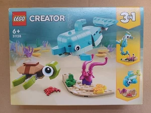 Lego Creator Set 3 in 1 31128 Delfino e Tartaruga Nuovo e Sigillato - Foto 1 di 5
