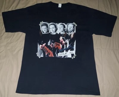 CAMISETA DE COLECCIÓN 1998 METALLICA GARAGE INC XL GIRA DE CONCIERTOS DOBLE CARA GIGANTE AÑOS 90 TEE Foto 1 de 4