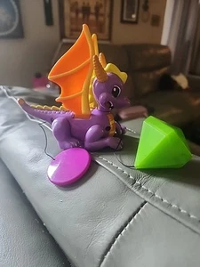 Vtg Taco Bell Spyro The Dragon String Crawler Meal Toy WORKS! - Picture 1 of 3