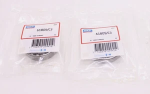 2PCs 61805/C3 SKF Thin Section Ball Bearing 25x37x7mm 61805 C3 - Picture 1 of 1