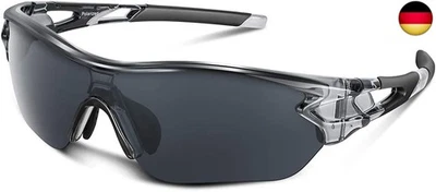 BEACOOL Sport Fahrradbrille Herren Damen Sonnenbrille Sport Schnelle Brille,Für