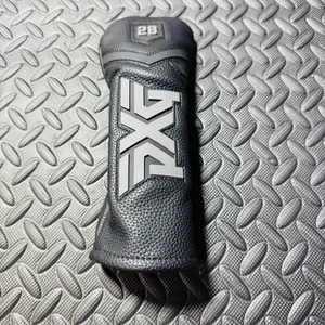 Cubierta de cabeza híbrida/rescate de golf PXG 28 grados cubierta negra RARA EXCELENTE z - Imagen 1 de 5