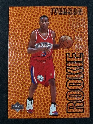 1996-97 Upper Deck ALLEN IVERSON 新秀独家 #R1 新秀卡 RC — 第 1/2 张图片