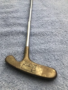 35” Acushnet Bullseye Gold Golf Putter PEPSI COLA Logo Special Edition. Rare - Picture 1 of 7