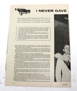 TUCKER I NEVER GIVE UP aus dem CAR LIFE MAGAZIN - Bild 1 von 1