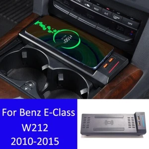 Car wireless charger for Mercedes Benz E-Class W212 2010-2015 Phone fast charge - Picture 1 of 8