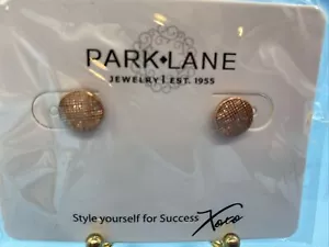 Pendientes postes de joyería Park Lane "Dottie" tachuelas tono dorado (hashmark) círculos nuevos - Imagen 1 de 8