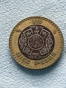 1998 Mexico 10 $ Diez Pesos ** BiMetallic ** NUR REDUZIERT !!! NUR 1... - Bild 1 von 5