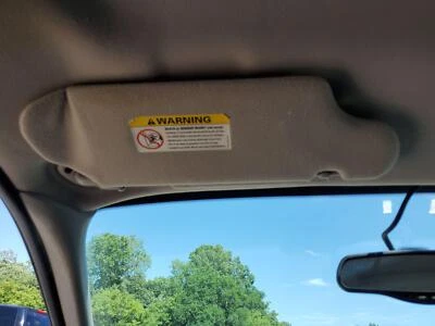 Sun Visor Left LH (dual)(illum)(Gray) 2000-2003 Mercury Sable - Image 1 of 4