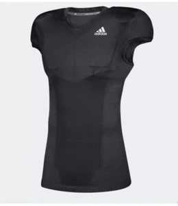 Adidas Men's Techfit Primeknit Football Jersey Black Size Medium Compression - Picture 1 of 5