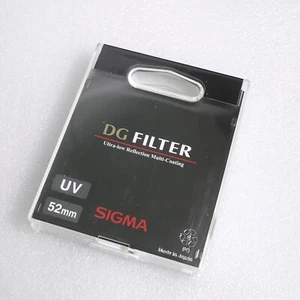 Sigma DG Filter 52mm UV Ultra Low Reflection Multi Coating 35mm SLR Film - Picture 1 of 2