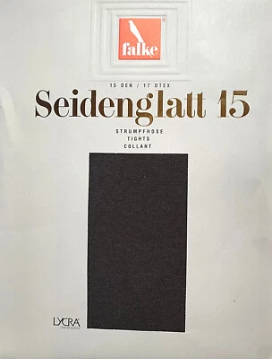 VINTAGE! falke Seidenglatt 15 - transparente,  glatte, glänzende Strumpfhose - Bild 1 von 2