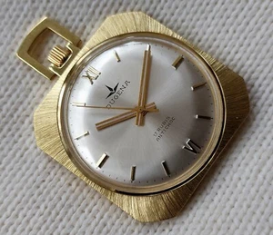 Vintage Miniature square Pocket Watch Dugena 1975 - Picture 1 of 17