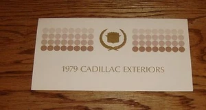 Original 1979 Cadillac Exterior Color Selections Sales Brochure 79 Eldorado - Picture 1 of 2