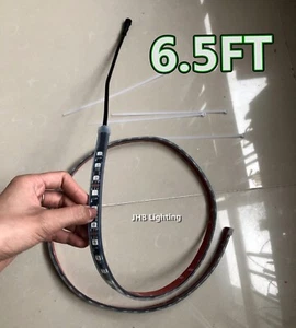 Parts: ONLY 1PC 6.5FT CHASING Flowing 3Pins LED Strips Light for Underglow Grill - Picture 1 of 2