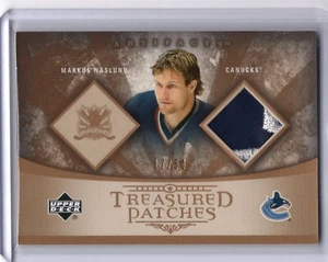 2005-06 Upper Deck Artifacts Treasured Patches #TP-MN Markus Naslund 17/50 - Picture 1 of 2