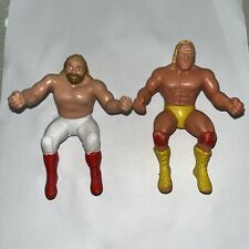 WWF WWE Big John Studd& Hulk Hogan1985 LJN Titan Sports Wrestling Thumb Wrestler
