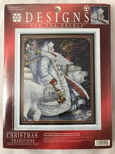 Designs for the Needle Polar Santa 1990 Counted Cross Stitch - Picture 1 of 3