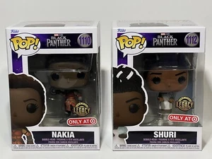 Funko 2022 Pop! #1110 y #1112 Nakia & Shuri Legacy Pantera Negra solo en - Imagen 1 de 6