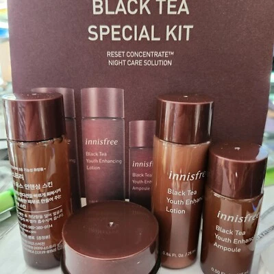 INNISFREE Té Negro KIT ESPECIAL PIEL 4 artículos kits Corea cosméticos tamaño muestra Foto 1 de 2