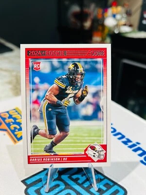 2024 NFL Score - Rookies #326 Darius Robinson (RC) RIZONA CARDINALS - Image 1 of 2