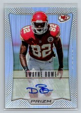 2012 Panini Prizm Dwayne Bowe 1 /5 Autographs Prizms Kansas City Chiefs