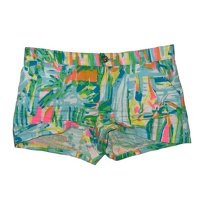 Lilly Pulitzer Girls Mini Callahan Shorts sz 12 Sea Salt Sun Preppy Vacation - Picture 1 of 7