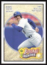 2005 Upper Deck Baseball Heroes   Robin Yount #63 Milwaukee Brewers