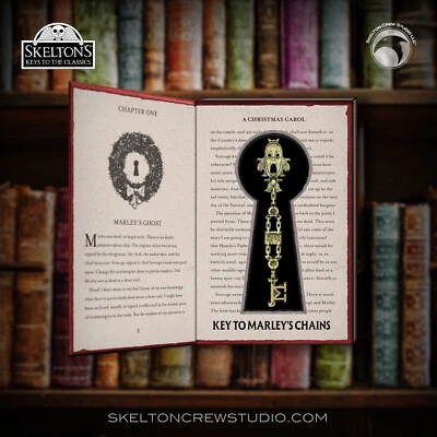 Skelton's Keys to the Classics: Key to Marley's Chains from A Christmas Carol! Foto 1 de 2