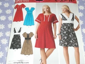 SIMPLICITY 0643 MISSES DRESS WITH VARIATIONS PATTERN-UNCUT-SIZES 4-12 - Picture 1 of 3