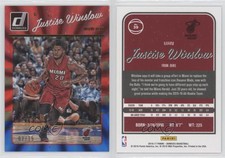 2016-17 Panini Donruss Red and Blue Holo Laser /15 Justise Winslow #39