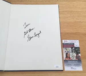 Steve Largent Seahawks NFL HOF autógrafo firmado edición limitada #d libro certificado de autenticidad JSA - Imagen 1 de 4