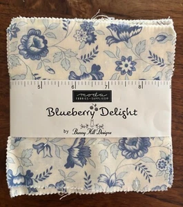Blueberry Delight Charm Pack by Bunny Hill Designs - Picture 1 of 2
