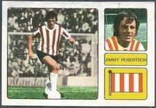 FKS 1973/74 WONDERFUL WORLD OF SOCCER STARS-#245-STOKE CITY-JIMMY ROBERTSON
