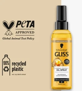 Schwarzkopf Gliss Oil Nutritive protective oil for heat hairstyling ,150ml - Picture 1 of 6