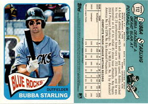 Bubba Starling 2014 Topps Heritage Minor League Baseball Card 112  Blue Rocks