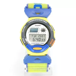 NOS CASIO TSX-1200 THERMOMETER WR 100M VINTAGE DIGITAL WATCH JAPAN 1993 - Picture 1 of 11