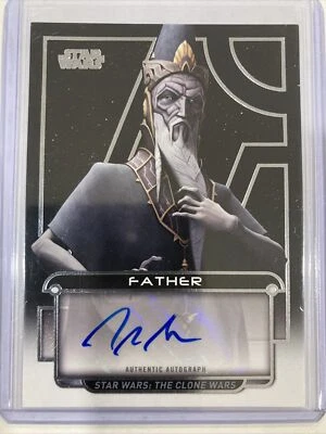 STAR WARS GALACTIC FILES Lloyd Sherr As Father Autograph Parallel #d 130/215 - Image 1 of 4