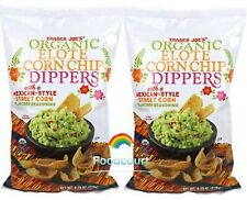 2 Packs Trader Joe's Organic Elote Corn Chip Dippers 9.75 oz Each Pack
