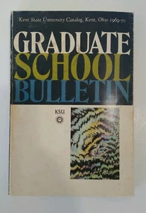 Boletín/Catálogo de la Escuela de Graduados de la Universidad Estatal de Kent 1969-70 - Imagen 1 de 1