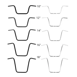 10/12/14/16/18" Ape Hanger 1" Handlebars Fit For Harley SportsterXL FLST FXST US - Picture 1 of 20