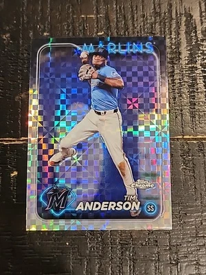 2024 Topps Chrome - Tim Anderson #204 X-Fractor - Image 1 of 2