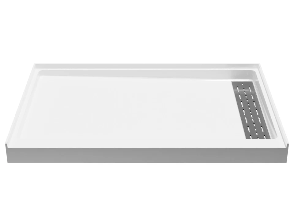 Anzzi SB-AZ103R Alexander 48" " Rectangular Shower Base - White