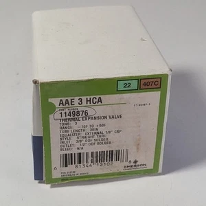 Emerson 1149876 3/8"x1/2"ODF R22 3 ton TXV - Picture 1 of 4