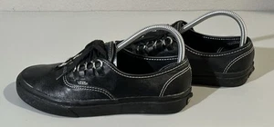 Vans Auténticas Tenis Hardwar Para Hombre 6/Mujer 7.5 Negras Informales de Cuero - Imagen 1 de 10