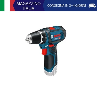 Bosch Professional 0601868101 GSR 12V-15-LI Trapano Avvitatore, Senza Batteria e - Immagine 1 di 4