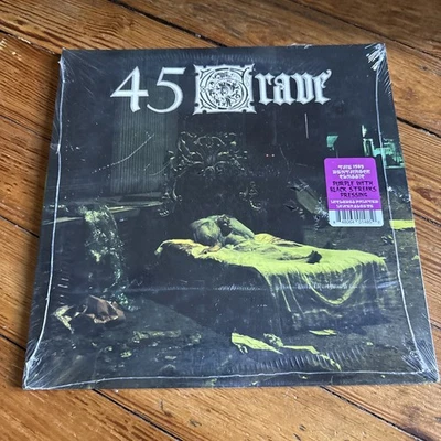 Sleep In Safety by 45 Grave (Limited  Purple with Black Streaks Colored Vinyl) - Image 1 of 4