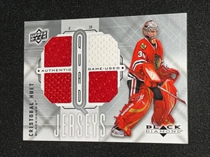 CRISTOBAL HUET Quad Jersey 2009-10 UD Black Diamond Game Used Free Comb - Bild 1 von 2