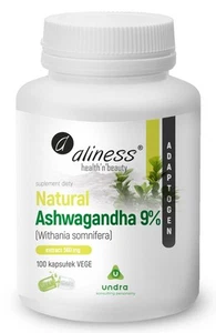 Aliness, Natural Ashwagandha 560mg 9% x 100 cápsulas vegetales - Bild 1 von 1