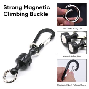 3PCS Magnetic Carabiner Magnet Hanging Buckle Carabiner Keychain Hanging Hook - Picture 1 of 14